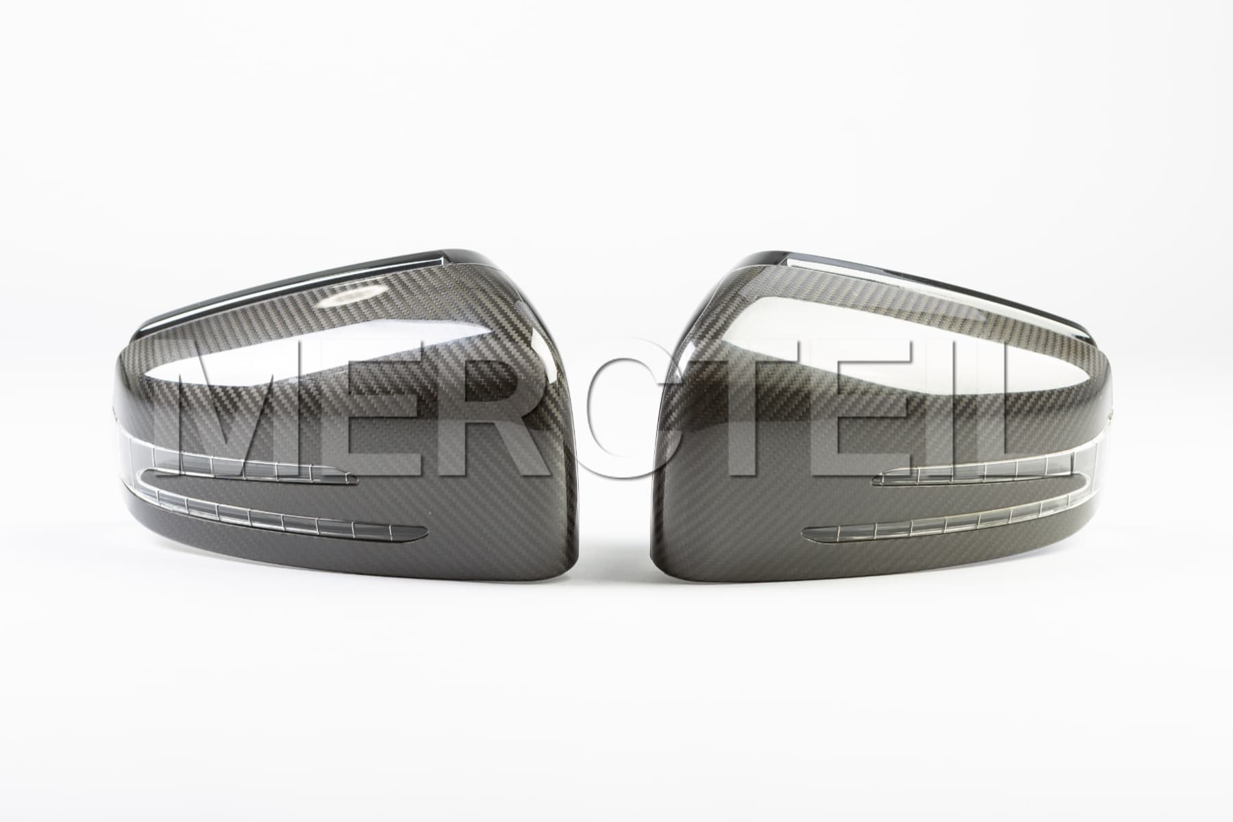 AMG Carbon Glossy Mirror Caps Glossy Genuine Mercedes AMG (part number: A2128101115)