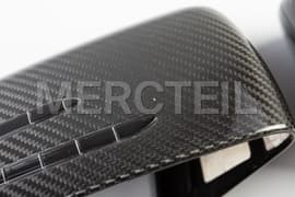 AMG Carbon Glossy Mirror Caps Glossy Genuine Mercedes AMG (part number: A2128101115)