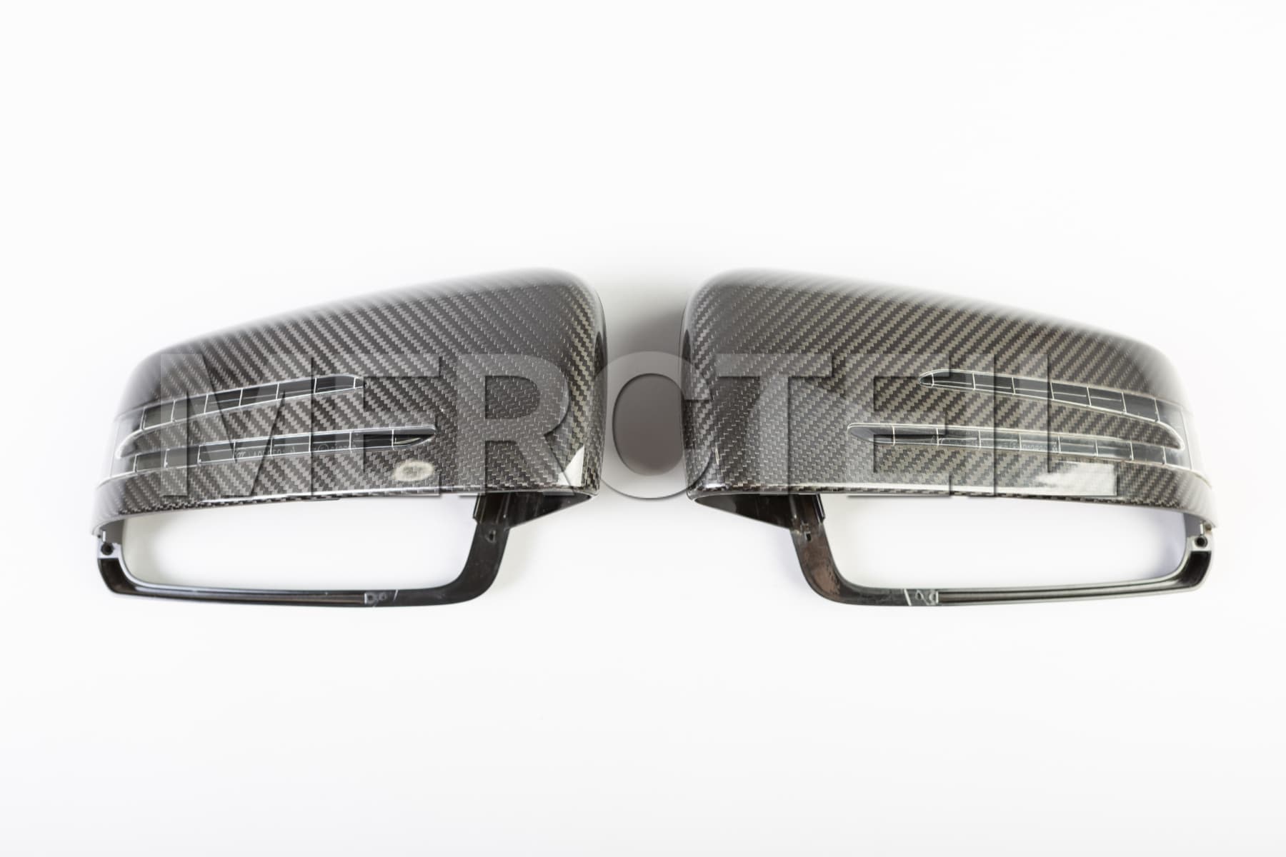 AMG Carbon Glossy Mirror Caps Glossy Genuine Mercedes AMG (part number: A2128101215)