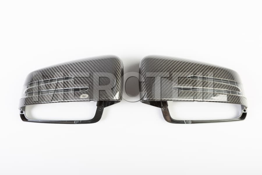 Carbon Mirror Caps Glossy Genuine Mercedes-AMG A2128101115 A2128101215