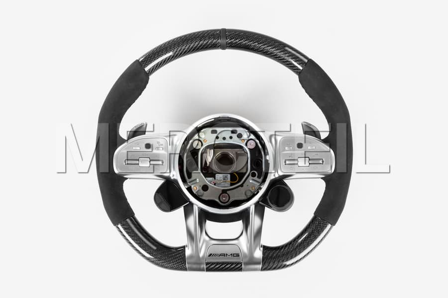 AMG Carbon Steering Wheel Alcantara with AMG Drive Unit Genuine Mercedes AMG preview 0