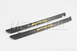 AMG Coupe C Class / E Class Special AMG Final Edition Illuminated LED Door Sill Covers A/C205 A/C238 Genuine Mercedes-AMG (Part number: A2056801209)