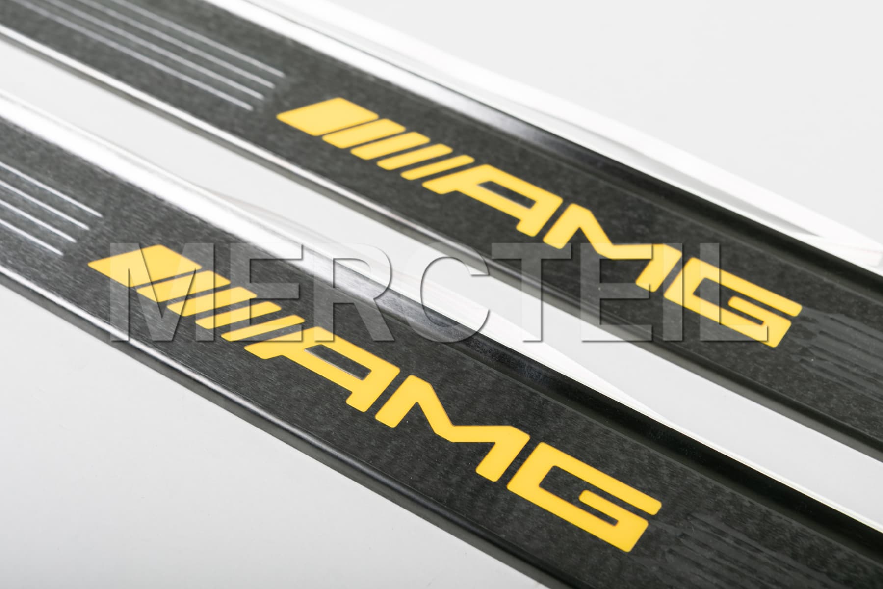 AMG Coupe C Class / E Class Special AMG Final Edition Illuminated LED Door Sill Covers A/C205 A/C238 Genuine Mercedes-AMG (Part number: A2056801209)