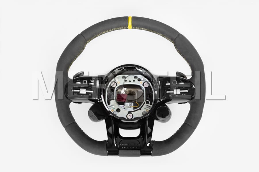 AMG Edition 1 Black Alcantara Steering wheel Genuine Mercedes AMG preview 0