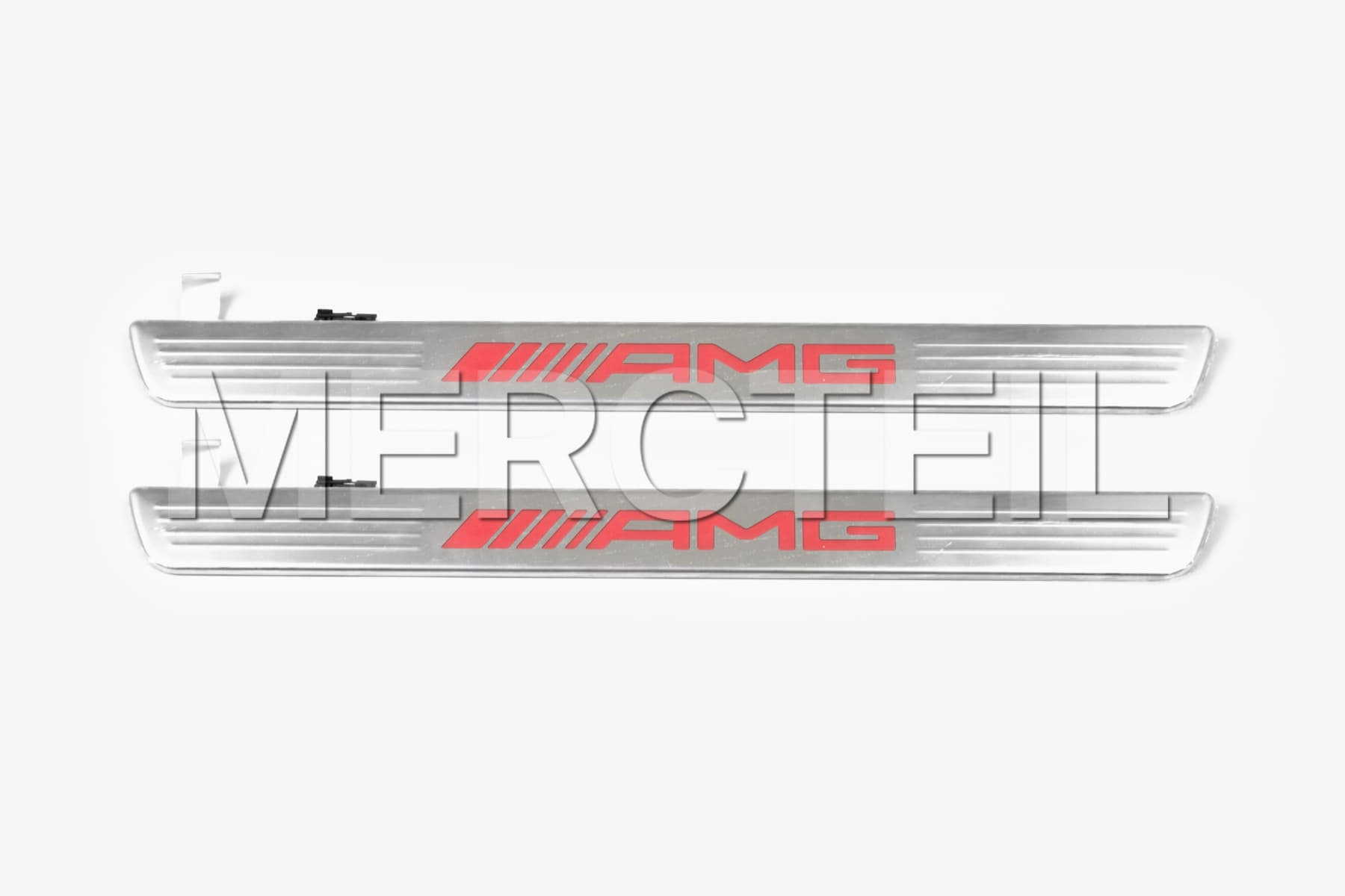 Edition 55 AMG Interchangeable Illuminated Door Sill Covers Red A-Class 177 Genuine Mercedes-AMG (Part number: A1776805507)