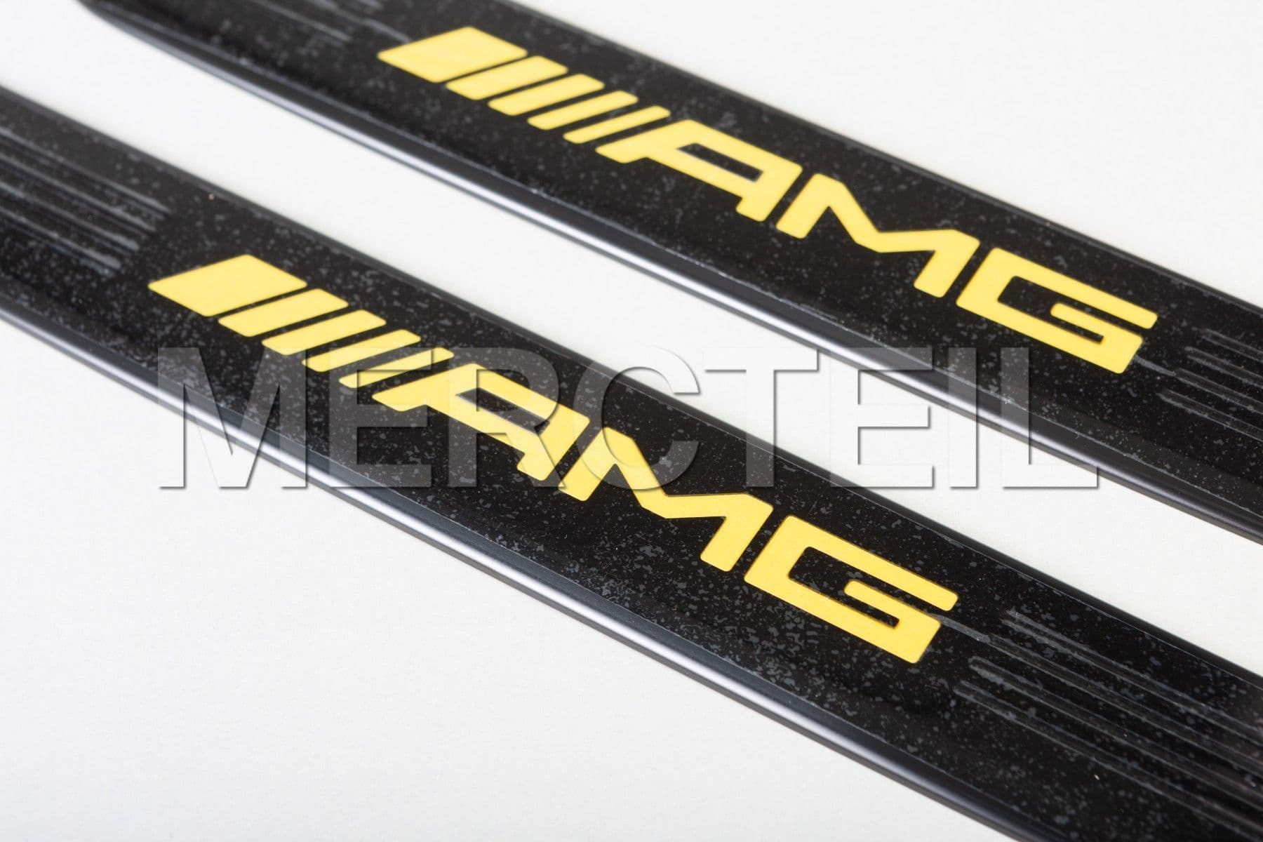AMG Exchangeable Covers for Illuminated Door Sills Genuine Mercedes AMG (part number: A2576805402)