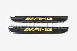 AMG Exchangeable Covers for Illuminated Door Sills Genuine Mercedes AMG (part number: A2576805402)