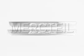 AMG Exchangeable Silver Covers for Illuminated Door Sills Genuine Mercedes AMG (part number: A1776804307)