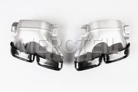 AMG Black Exhaust Tailpipes Genuine Mercedes-AMG (Part number: A0004903100)