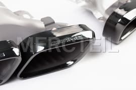 AMG Black Exhaust Tailpipes Genuine Mercedes-AMG (Part number: A0004903000)