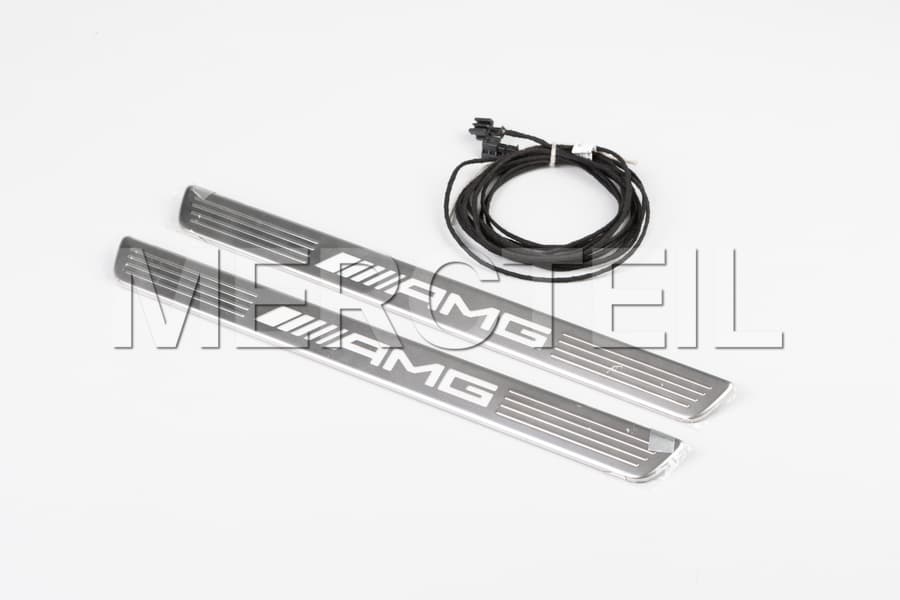 AMG Front Door Illuminated Door Sill Covers Conversion Kit Genuine
