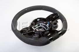 AMG Full Black Alcantara Steering Wheel With Switch Panels (part number: A00046098089E38)