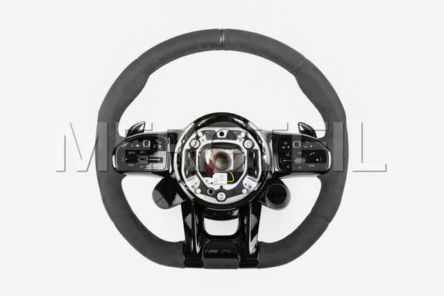AMG Full Black Alcantara Steering Wheel With Switch Panels preview