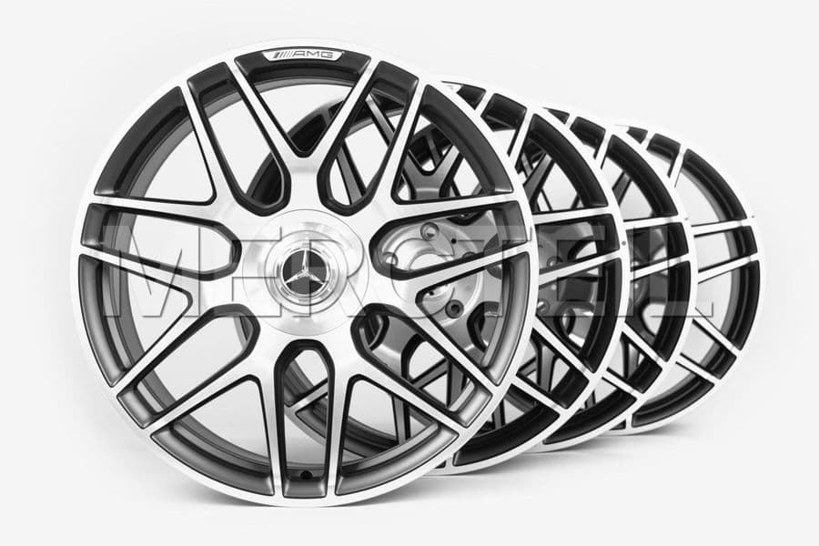 AMG G63 22 Inch Forged Wheels Set Cross Spoke W463A Genuine Mercedes AMG preview 0