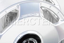 G-Class AMG 5 Hole Silver Polished Forged Wheels 22 Inch 463A Genuine Mercedes-AMG (Part number: A46340141007X15)