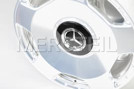 G-Class AMG 5 Hole Silver Polished Forged Wheels 22 Inch 463A Genuine Mercedes-AMG (Part number: A46340141007X15)