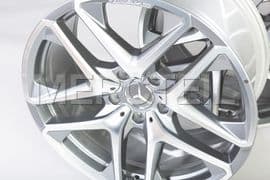 AMG G Class Alloy Wheels Himalaya Gray 21 Inch W463A Genuine Mercedes Benz (part number: A46340119007X21)