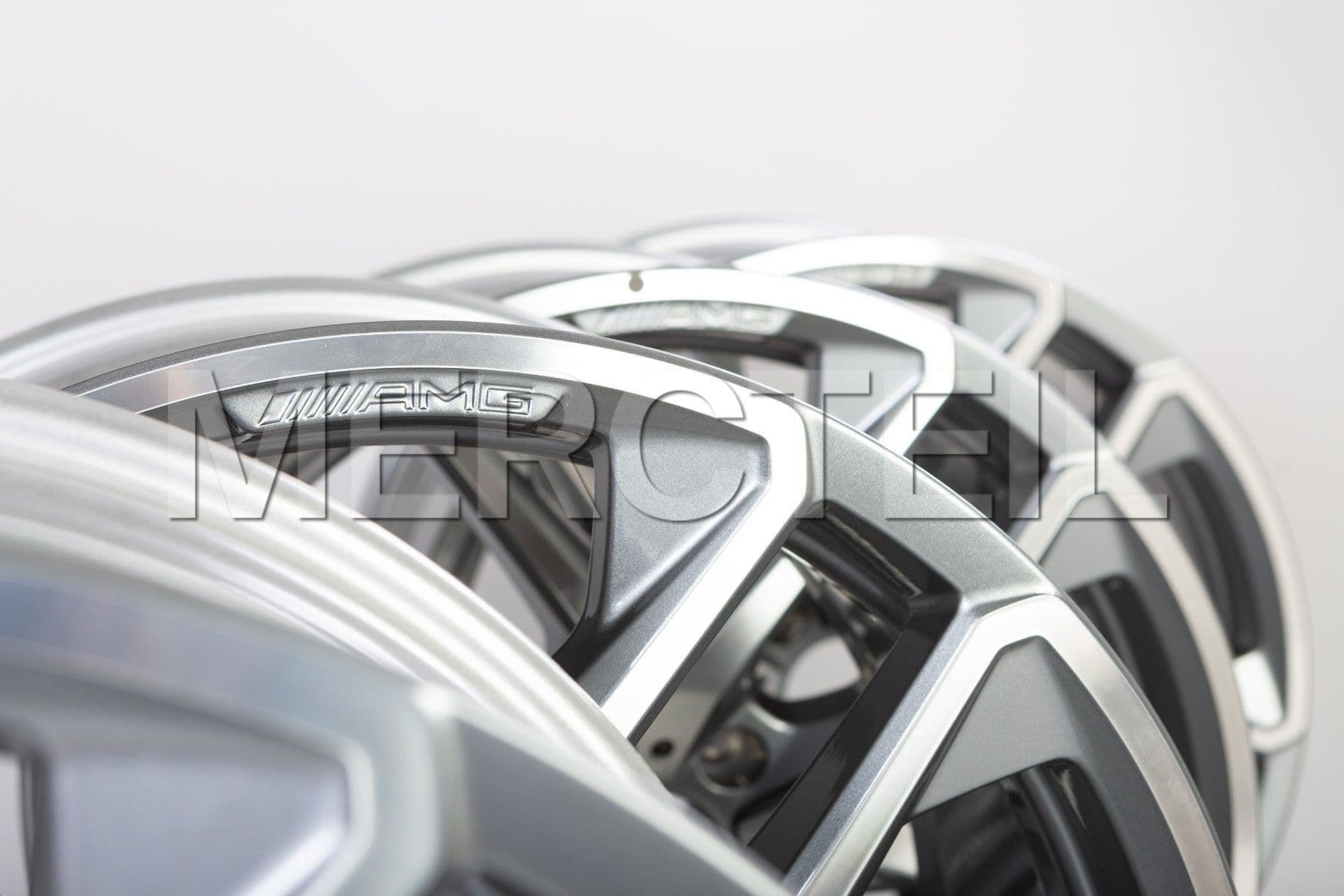 AMG G Class Alloy Wheels Himalaya Gray 21 Inch W463A Genuine Mercedes Benz (part number: A46340119007X21)