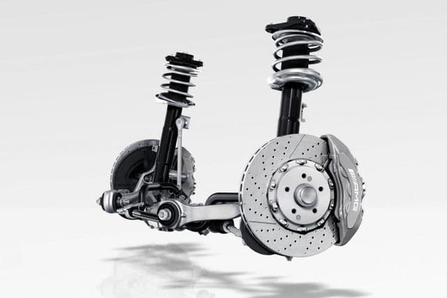 AMG Grey Brake System for E CLass W212, CLS CLass C218