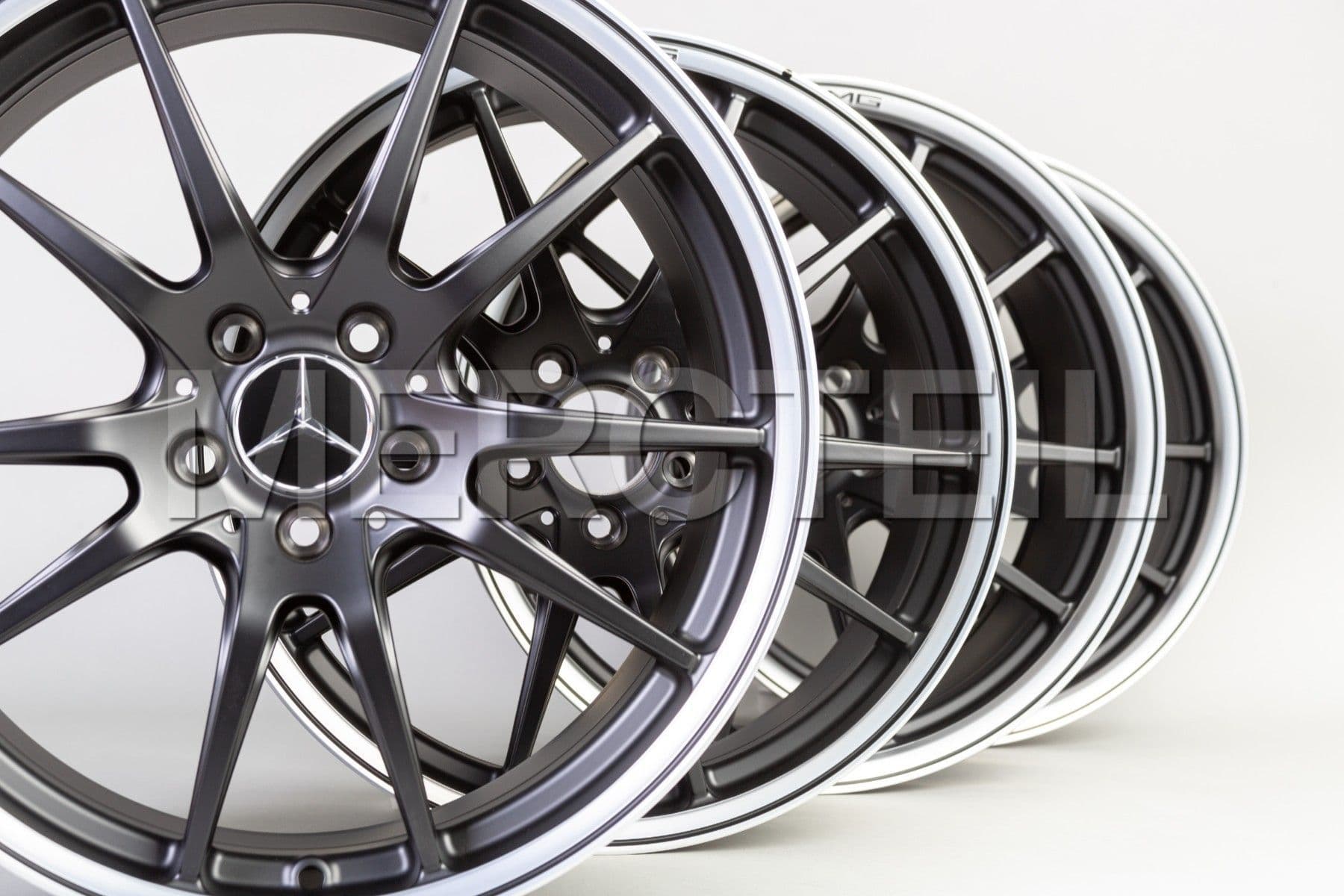 AMG GT 21-Inch Forged Wheels Black Genuine Mercedes Benz (part number: A29040112007X71)