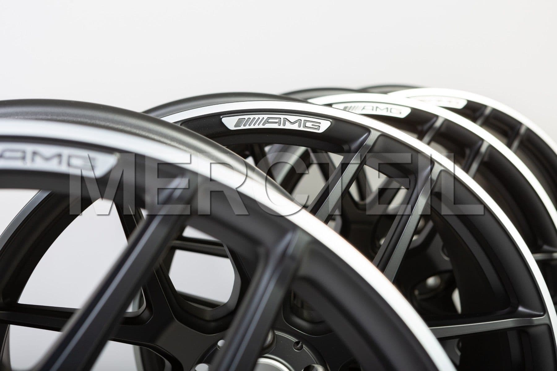 AMG GT 4 Door Black Wheels 21 Inch X290 Genuine Mercedes AMG (part number: A29040108007X71)