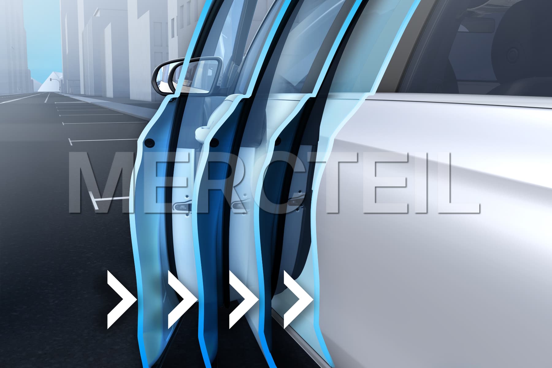 AMG GT 4 Door Soft Close Power Closing System Conversion Kit X290 Genuine Mercedes-Benz