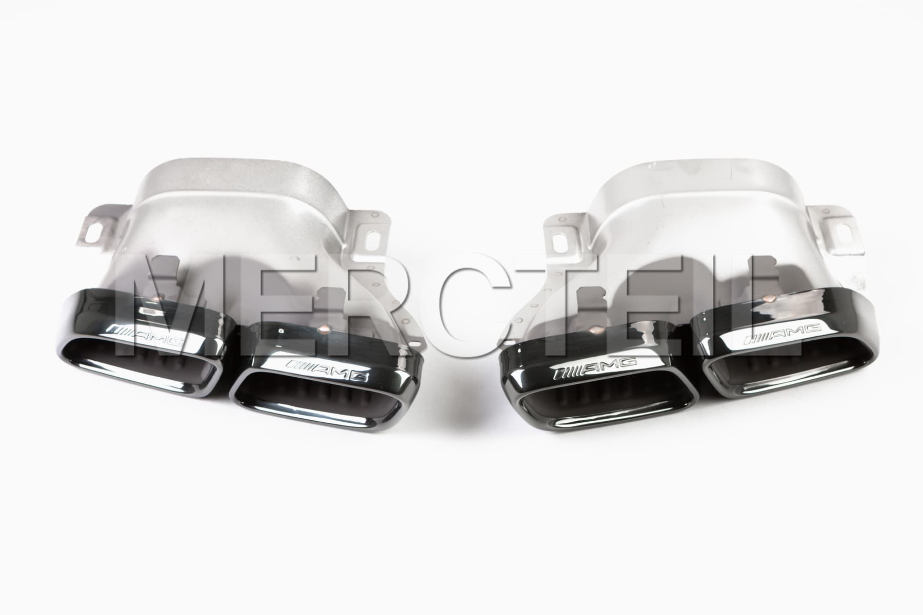 GT63 AMG Black Exhaust Tips Night Package C192 Genuine Mercedes-AMG A0004903000,A0004903100