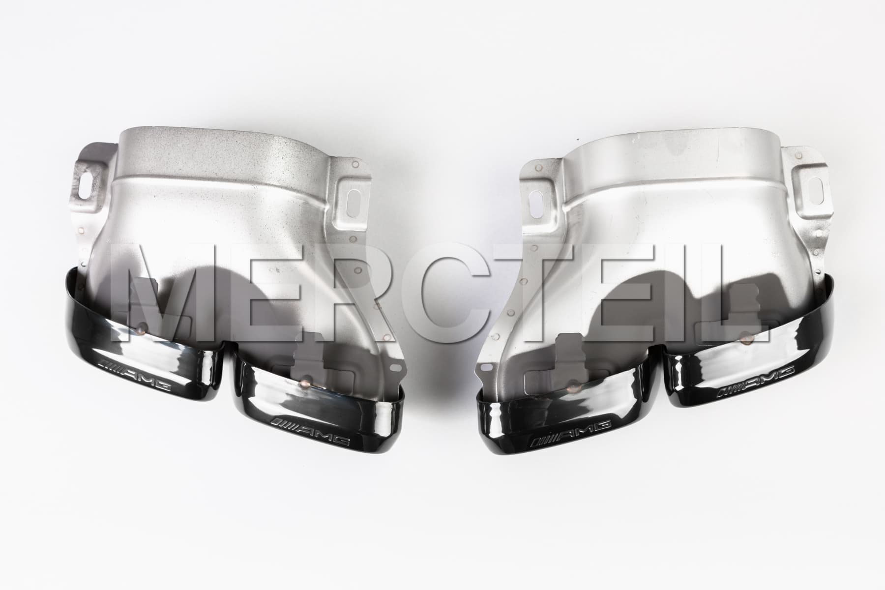 GT63 AMG Black Exhaust Tips Night Package C192 Genuine Mercedes-AMG A0004903000,A0004903100