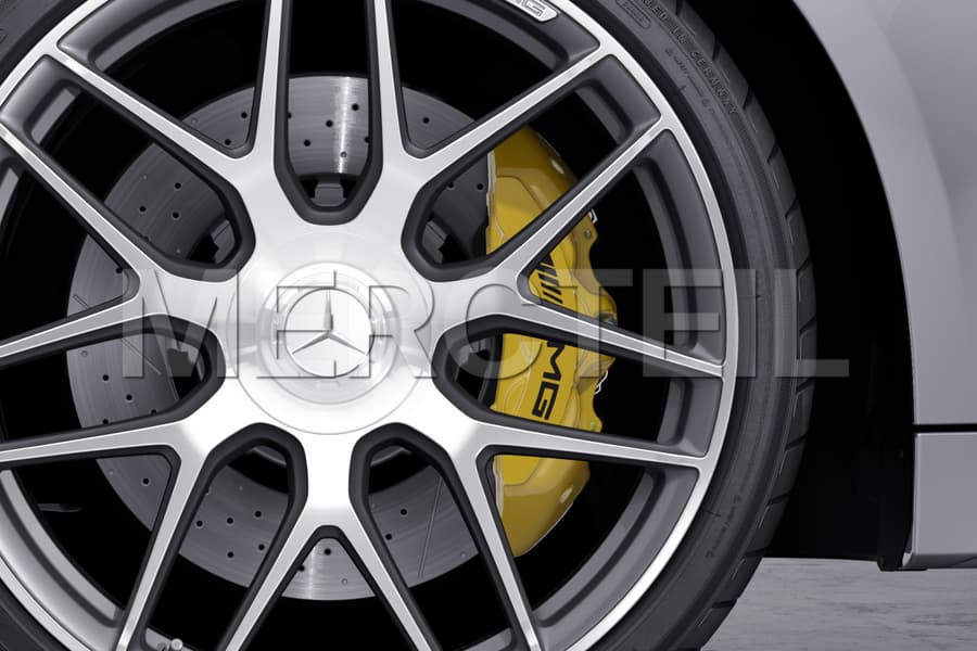 AMG GT63 Yellow Calipers Brake System Conversion Kit X290 Genuine Mercedes AMG preview 0