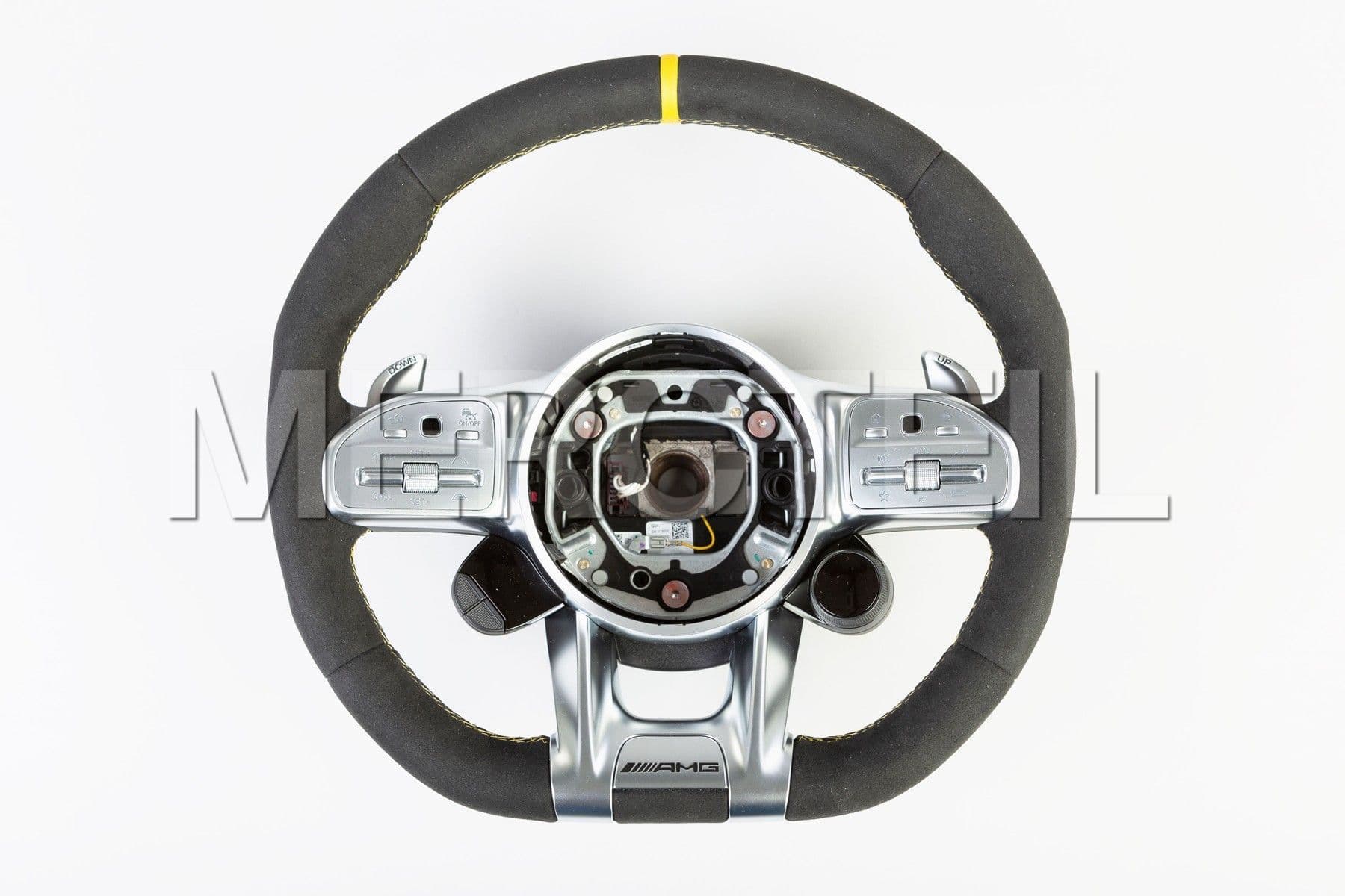 AMG GT Alcantara Steering Wheel with Switch Panels Genuine Mercedes Benz