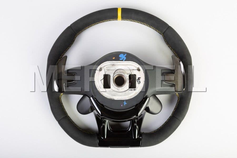 AMG GT Alcantara Steering Wheel with Switching Panels 190 Genuine