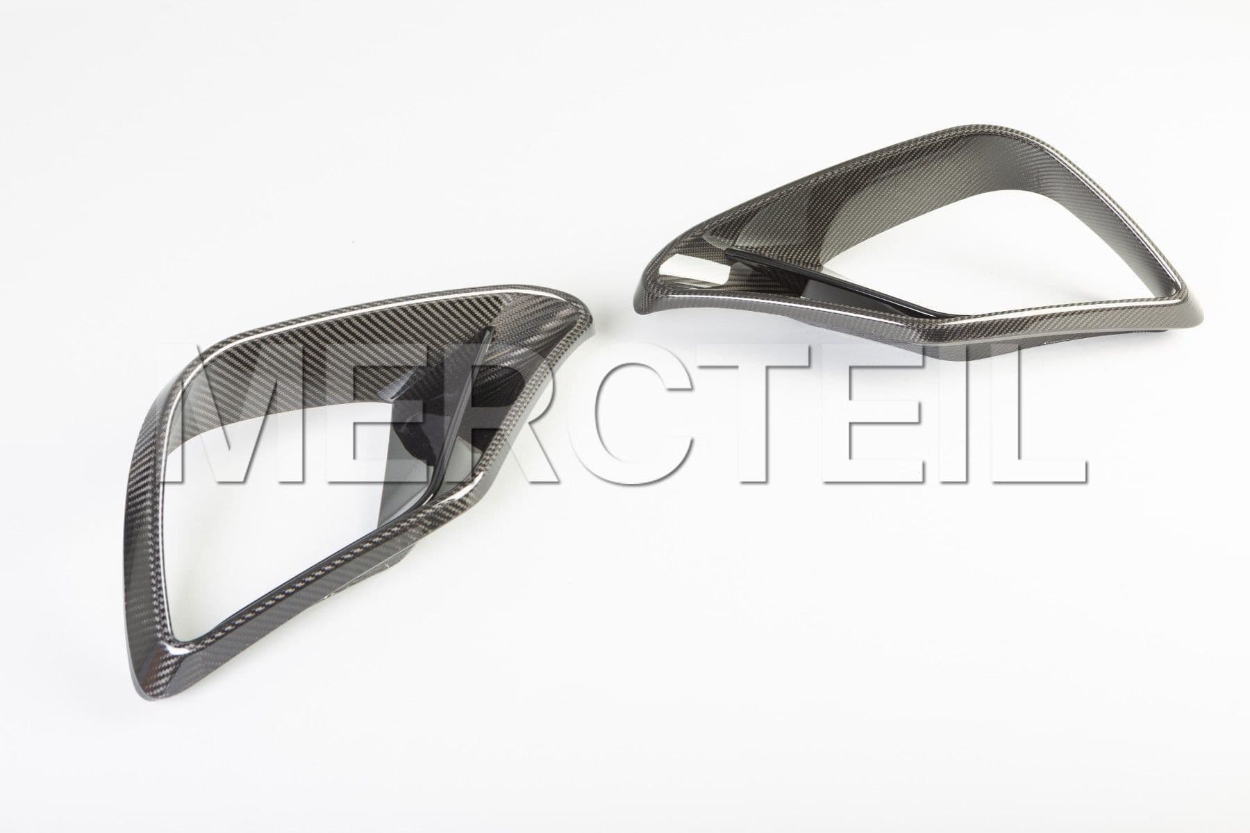 AMG GT BRABUS Carbon Front Fascia Attachments Genuine BRABUS (part number: 290-265-00)
