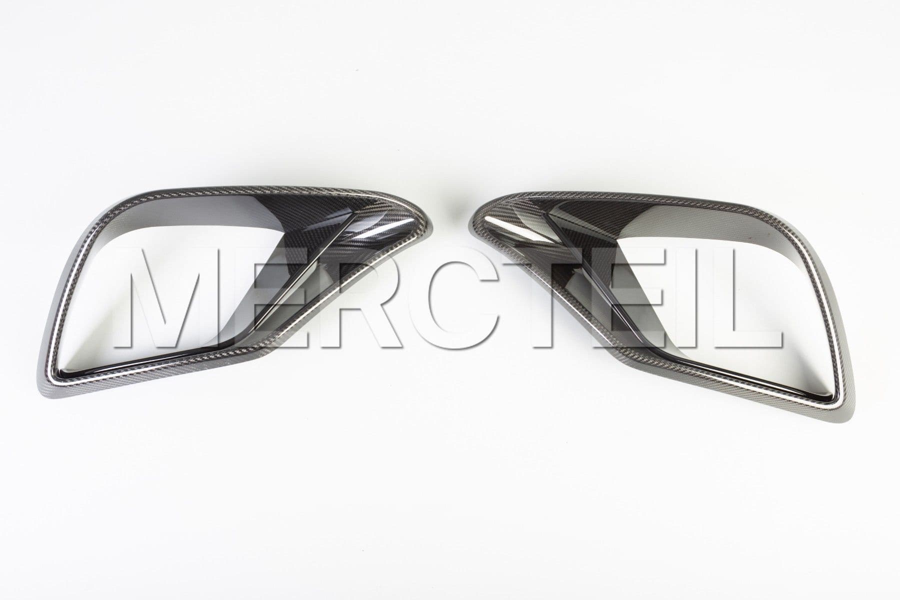AMG GT BRABUS Carbon Front Fascia Attachments Genuine BRABUS (part number: 290-265-10)