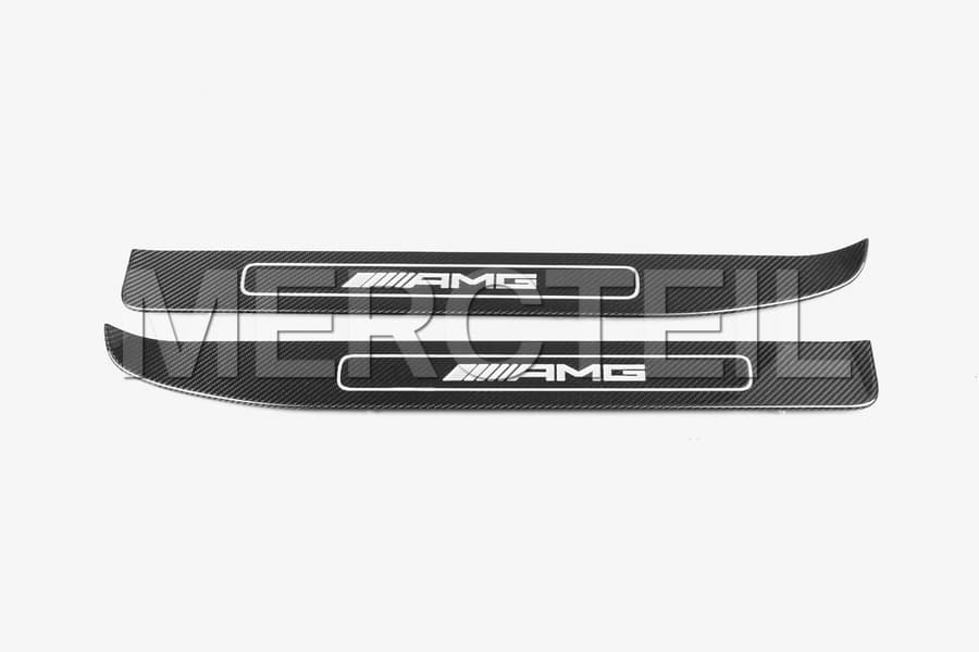 AMG GT Carbon Door Sill Panels Kit A190/C190 Genuine Mercedes AMG preview 0