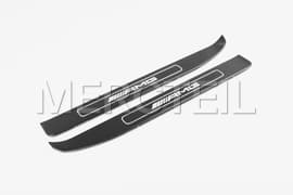 AMG GT Carbon Door Sill Panels Kit A190/C190 Genuine Mercedes-AMG A1976840921, A1976841021