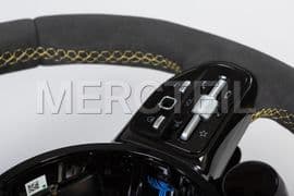 AMG Edition 1 Black Yellow Steering; AMG GT C190. (part number: A00046098081C86)