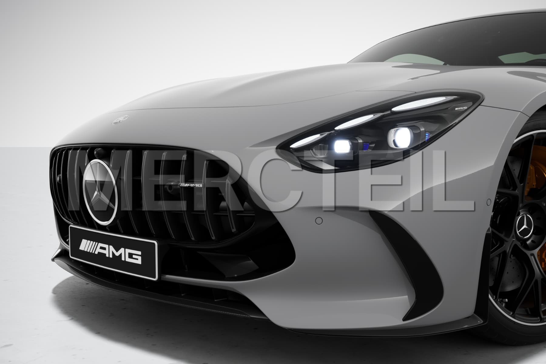 AMG GT Front Bumper Aerodynamics Flics Kit C192 Genuine Mercedes-AMG