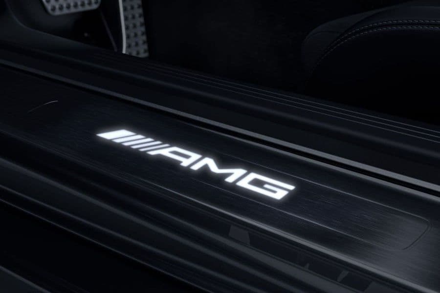 AMG GT Coupe Illuminated Door Sills 190 Genuine Mercedes-AMG A1906809901  A1906800002
