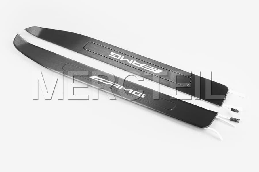 AMG GT Coupe Illuminated Door Sills 190 Genuine MercedesAMG