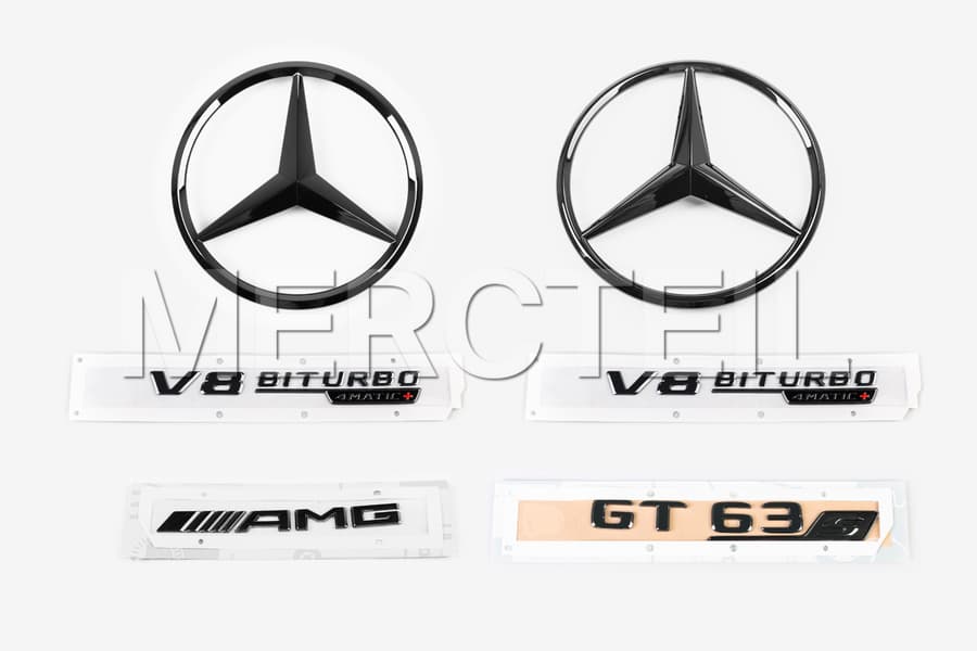 AMG GT Night Package Badge Decals Kit X290 Genuine Mercedes AMG preview 0