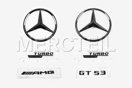 AMG GT Night Package Abzeichen Aufkleber Set X290 Original Mercedes-AMG