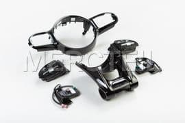 AMG GT Night Package Steering Wheel Covers Genuine Mercedes Benz (part number: A09990539069J32)