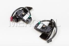 AMG GT Night Package Steering Wheel Covers Genuine Mercedes Benz (part number: A09990541069J32)