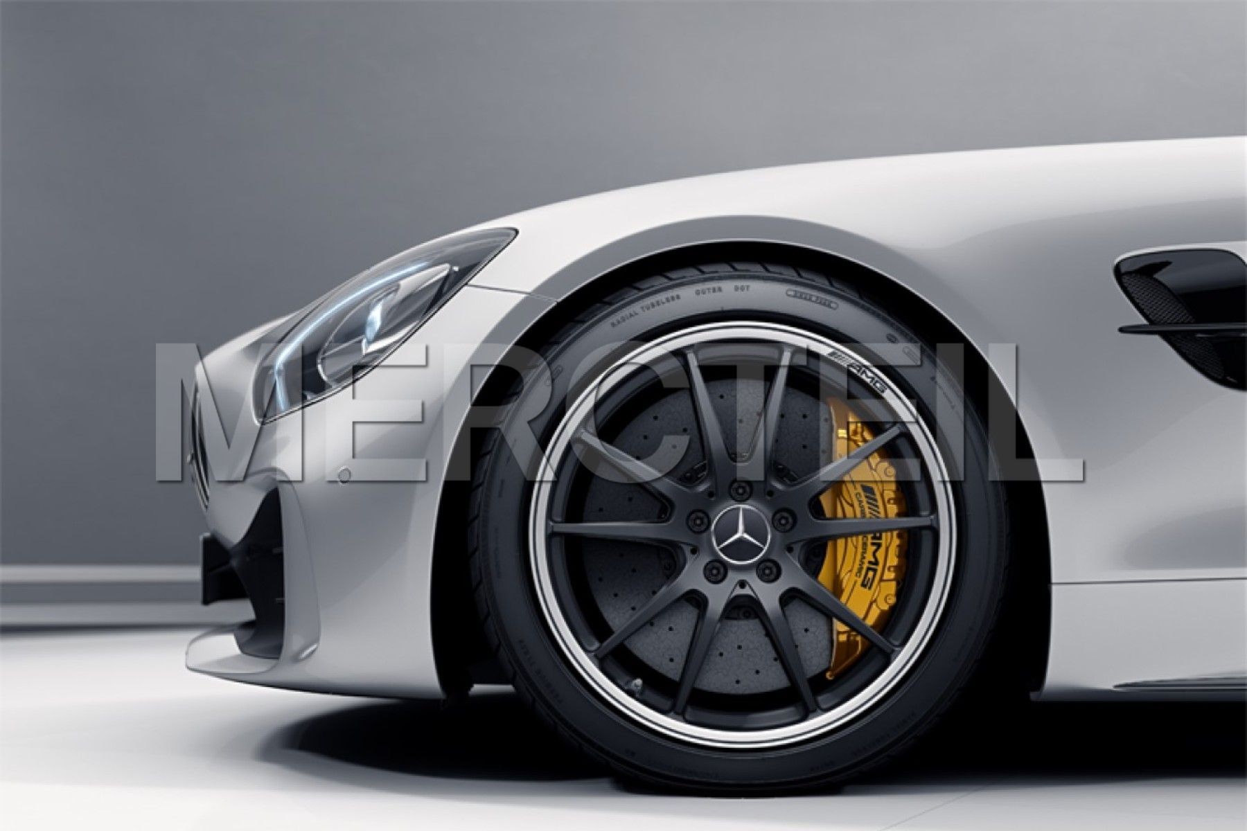 AMG GTR Set Of Black Wheels for AMG GT