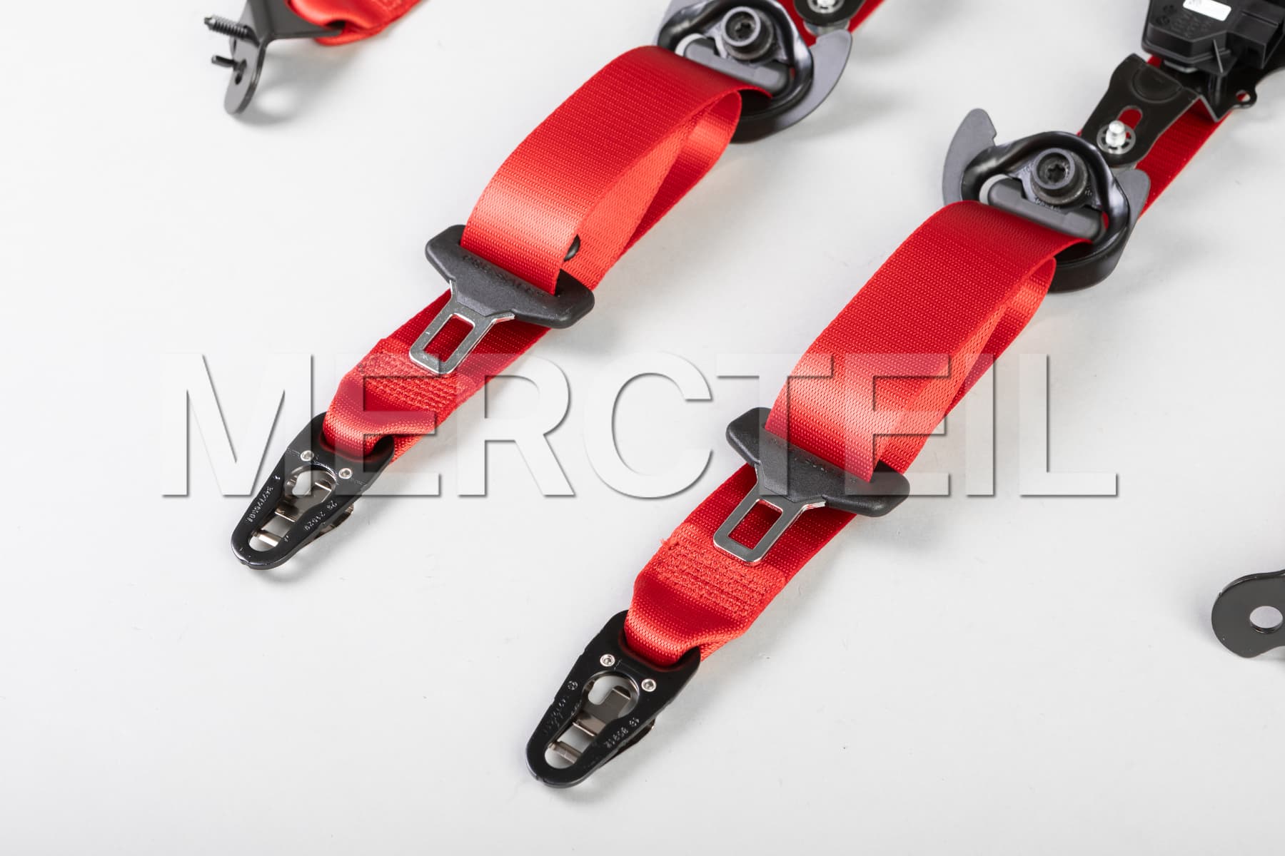 AMG GT Red Seat Belts Kit X290 Genuine Mercedes-AMG