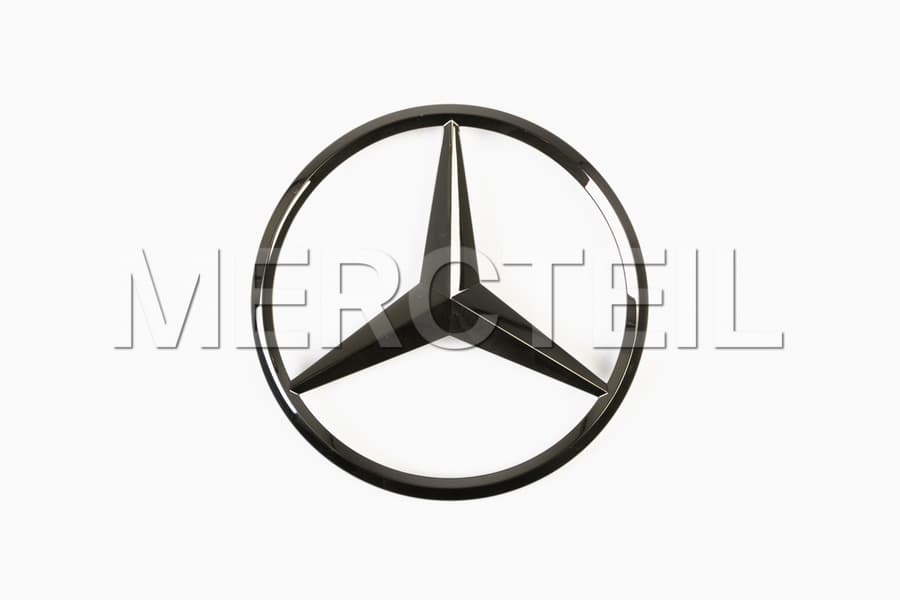 AMG GT Tailgate Star Badge-Black Chrome Night Package C192 Genuine Mercedes AMG preview 0