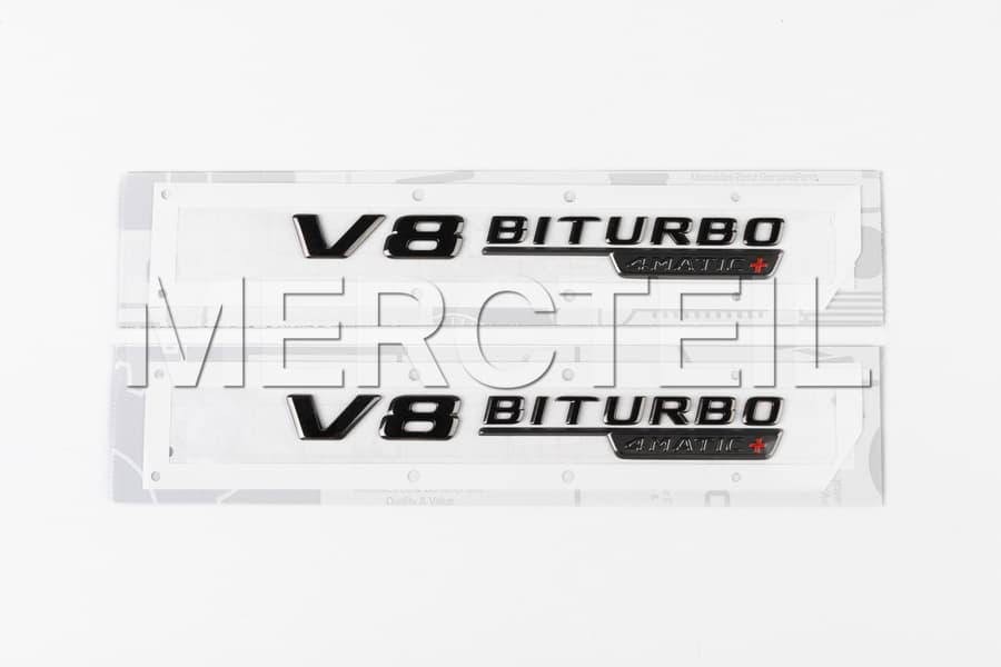 AMG GT V8 BiTurbo Black Night Package Decals X290 Genuine Mercedes AMG preview 0