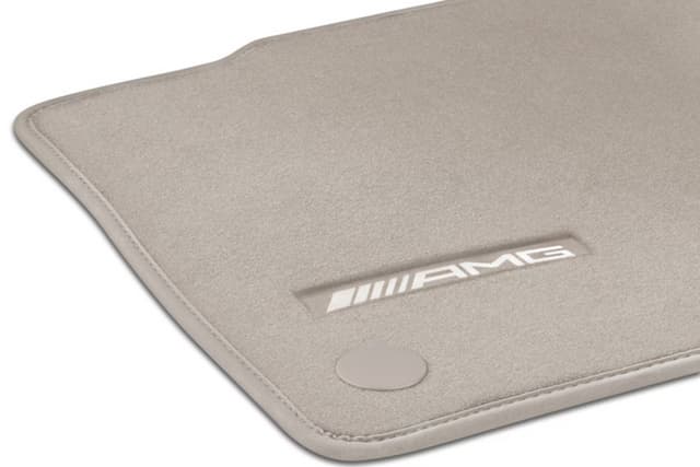 AMG GT Velour Beige Floor Mats Set X290 Genuine Mercedes AMG