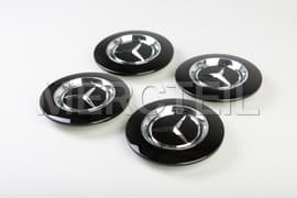 AMG GT Wheel Center Caps Black Genuine Mercedes AMG (part number: A00040049009040)