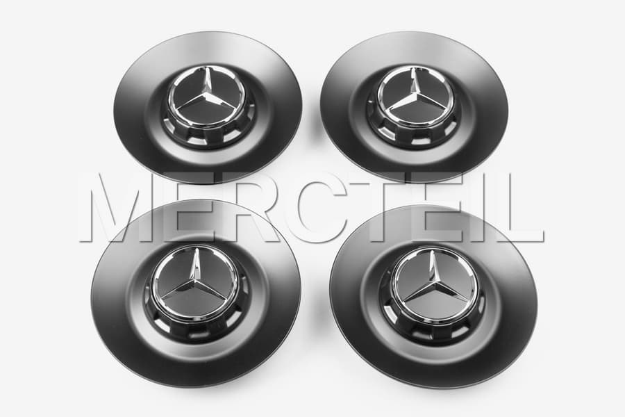 AMG Hubcaps Colored in Black for Summer Tires Genuine Mercedes AMG preview 0